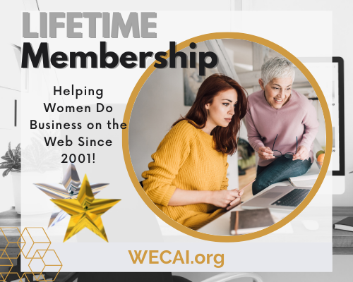 "Lifetime membership Women in Ecommerce"