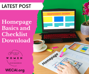 "homepage basics checklist"