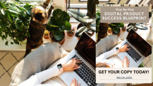 "DIGITAL PRODUCT SUCCESS BLUEPRINT LANDING PAGE IMAGE"