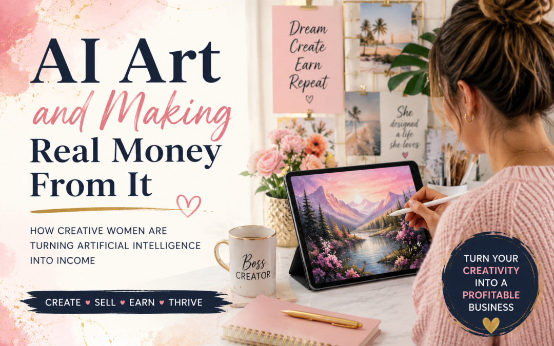 "AI art and making real money from it"