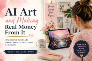 "AI art and making real money from it"