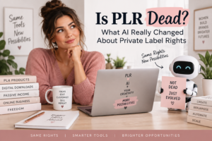 "Is PLR dead post women in ecommerce"