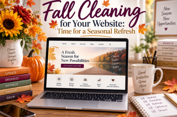 "fall cleaning for your website"